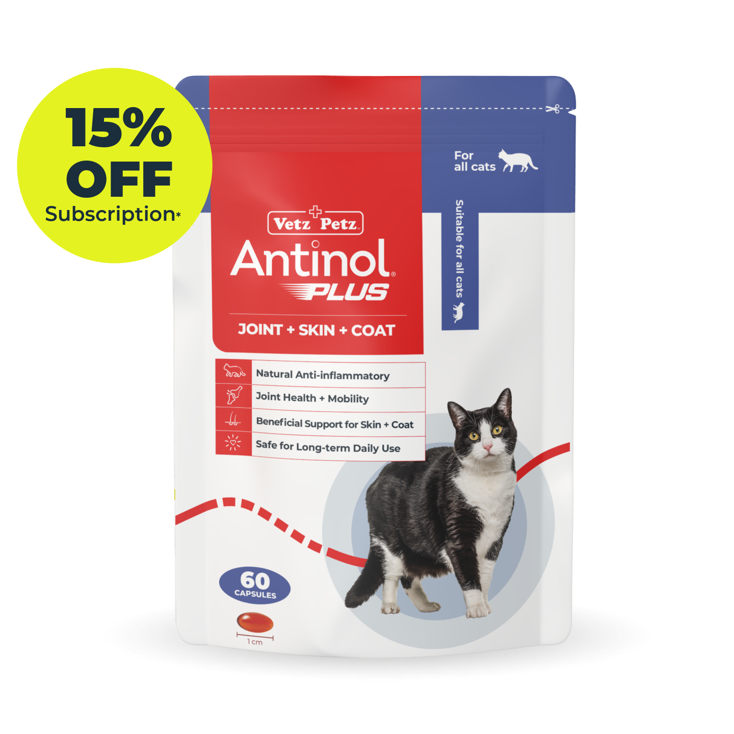 Antinol<sup>®</sup>️ Plus for Cats - 15% Off Subscription