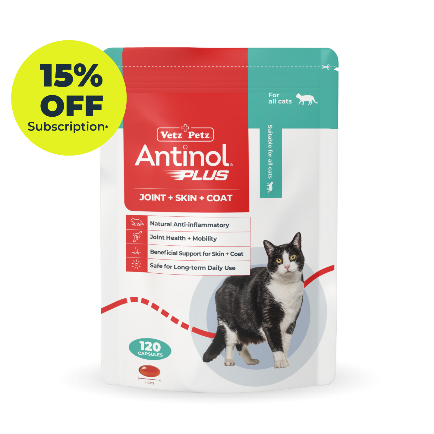 Antinol<sup>®</sup>️ Plus for Cats - 15% Off Subscription