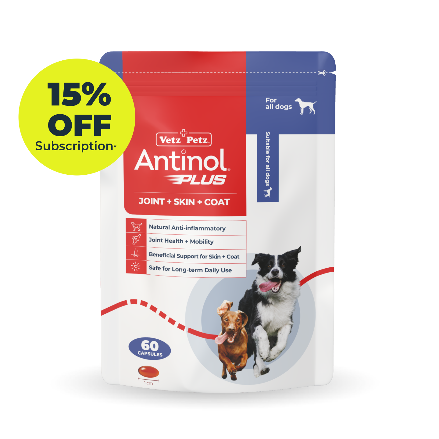 Antinol<sup>®</sup>️ Plus for Dogs - 15% off Subscription