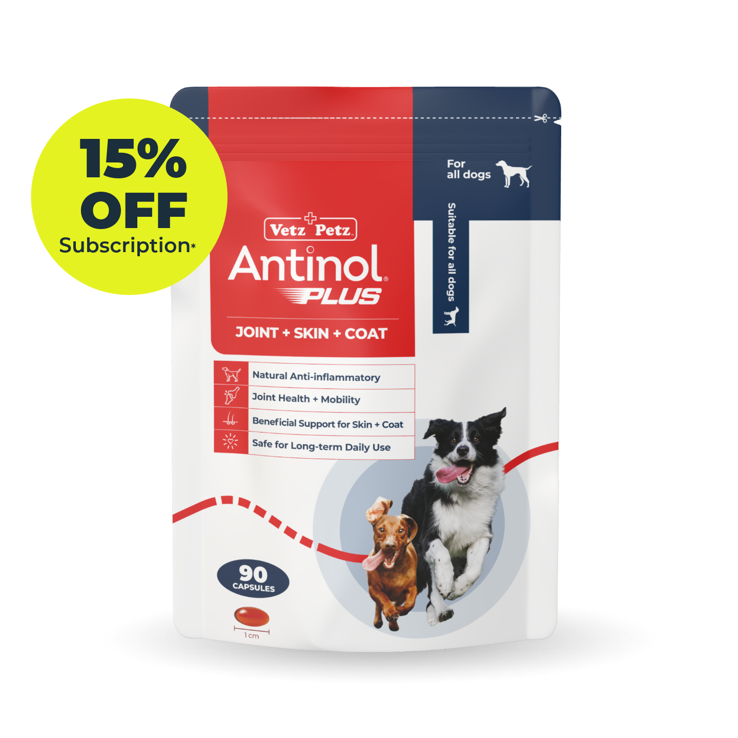 Antinol<sup>®</sup>️ Plus for Dogs - 15% off Subscription