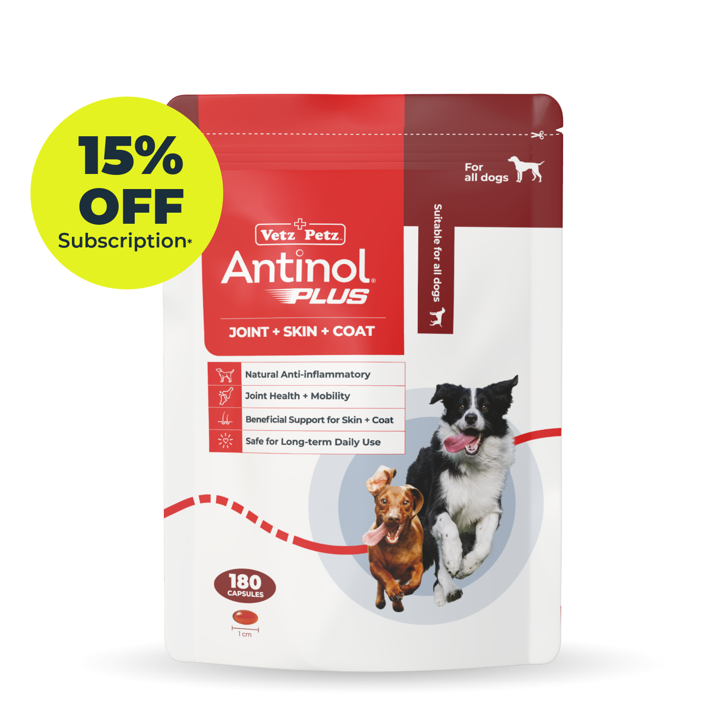 Antinol<sup>®</sup>️ Plus for Dogs - 15% off Subscription