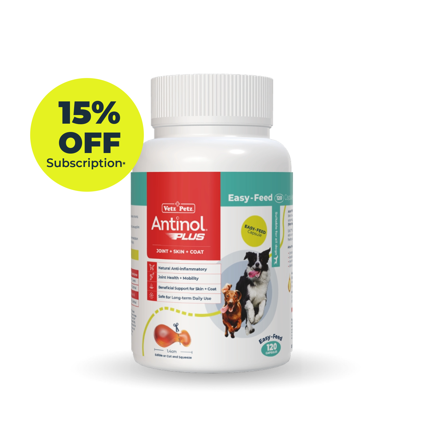 Antinol<sup>®</sup>️ Plus for Dogs - 15% off Subscription