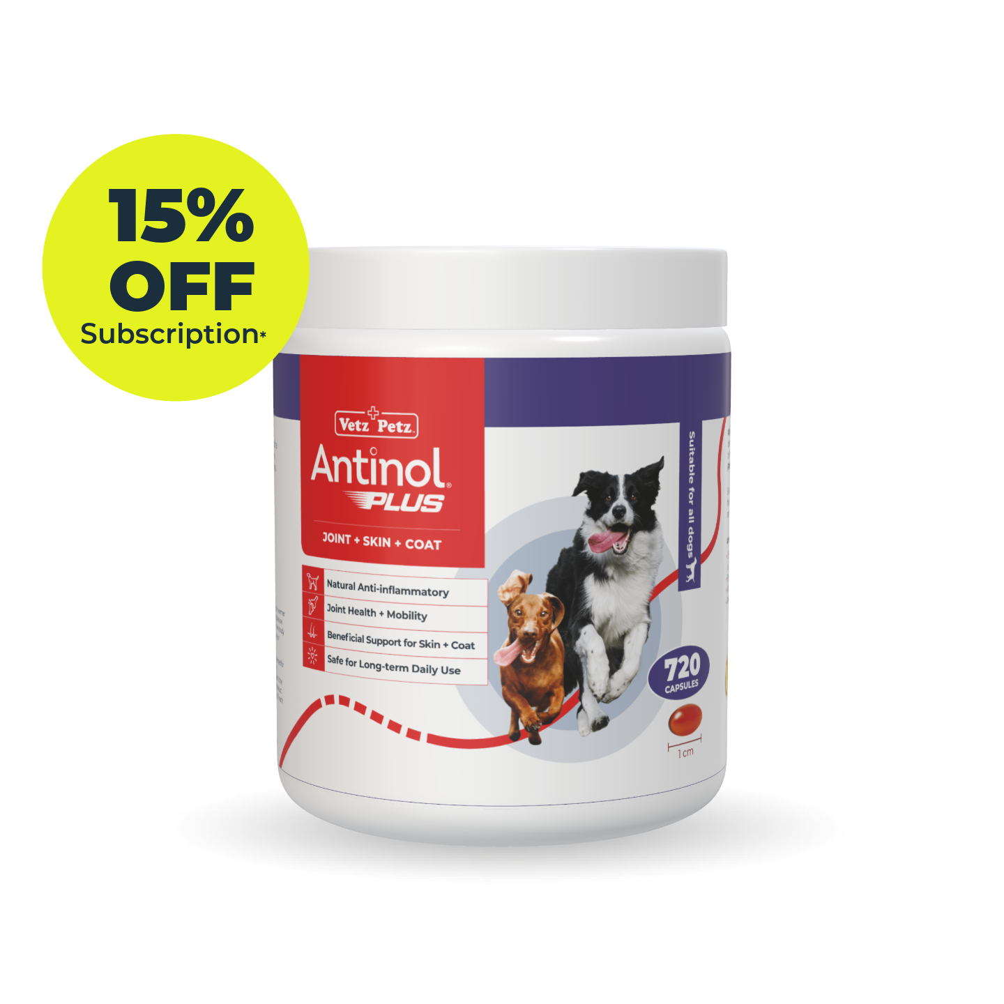 Antinol<sup>®</sup>️ Plus for Dogs - 15% off Subscription