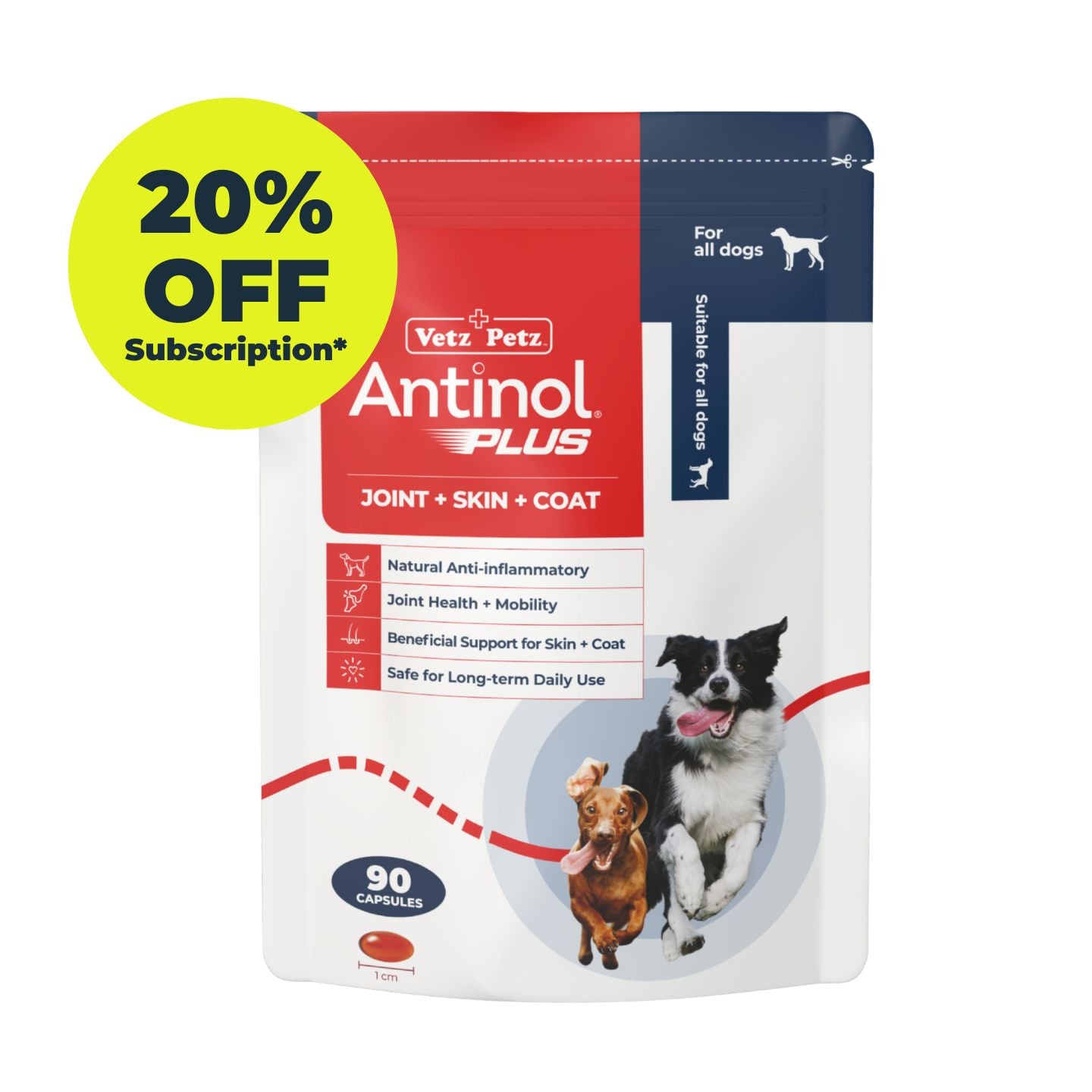 Antinol<sup>®</sup>️ Plus for Dogs - 20% off Subscription