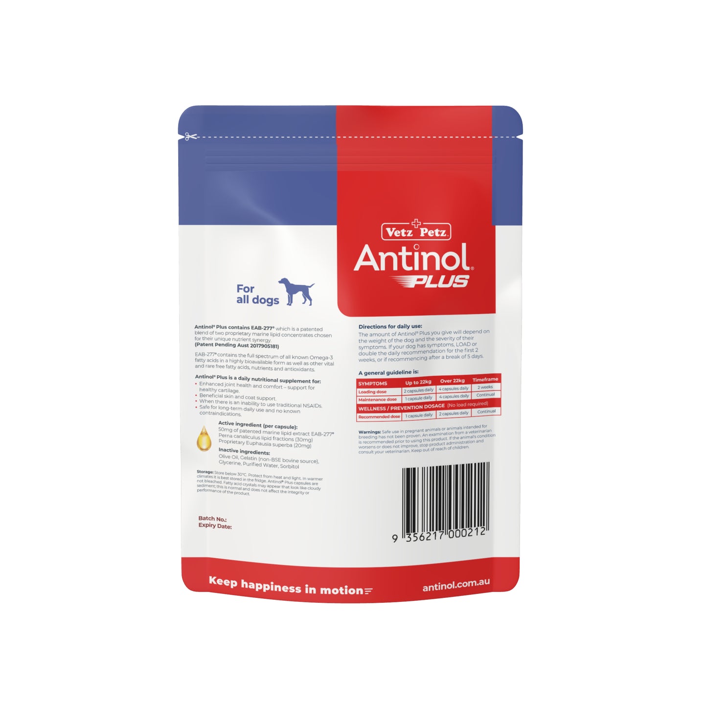 Antinol<sup>®</sup> Plus for Dogs