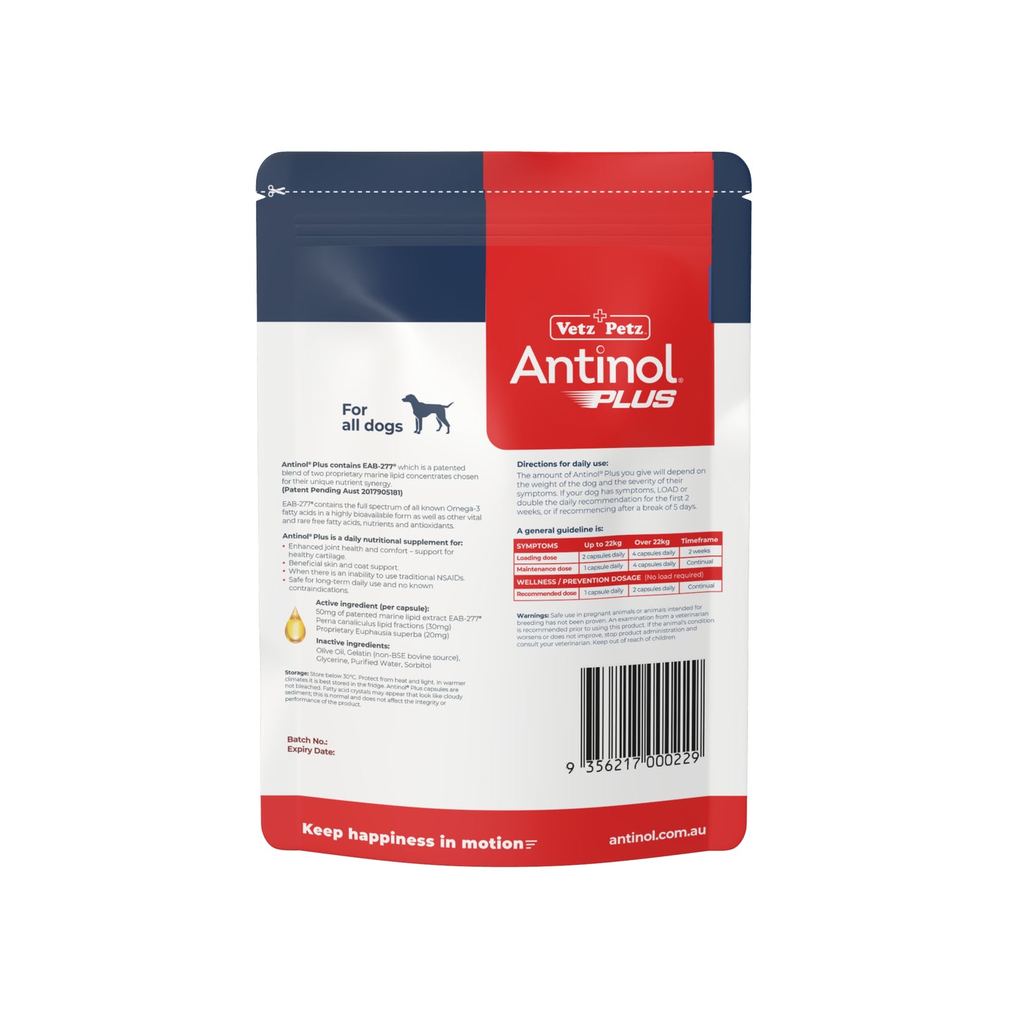 Antinol<sup>®</sup> Plus for Dogs