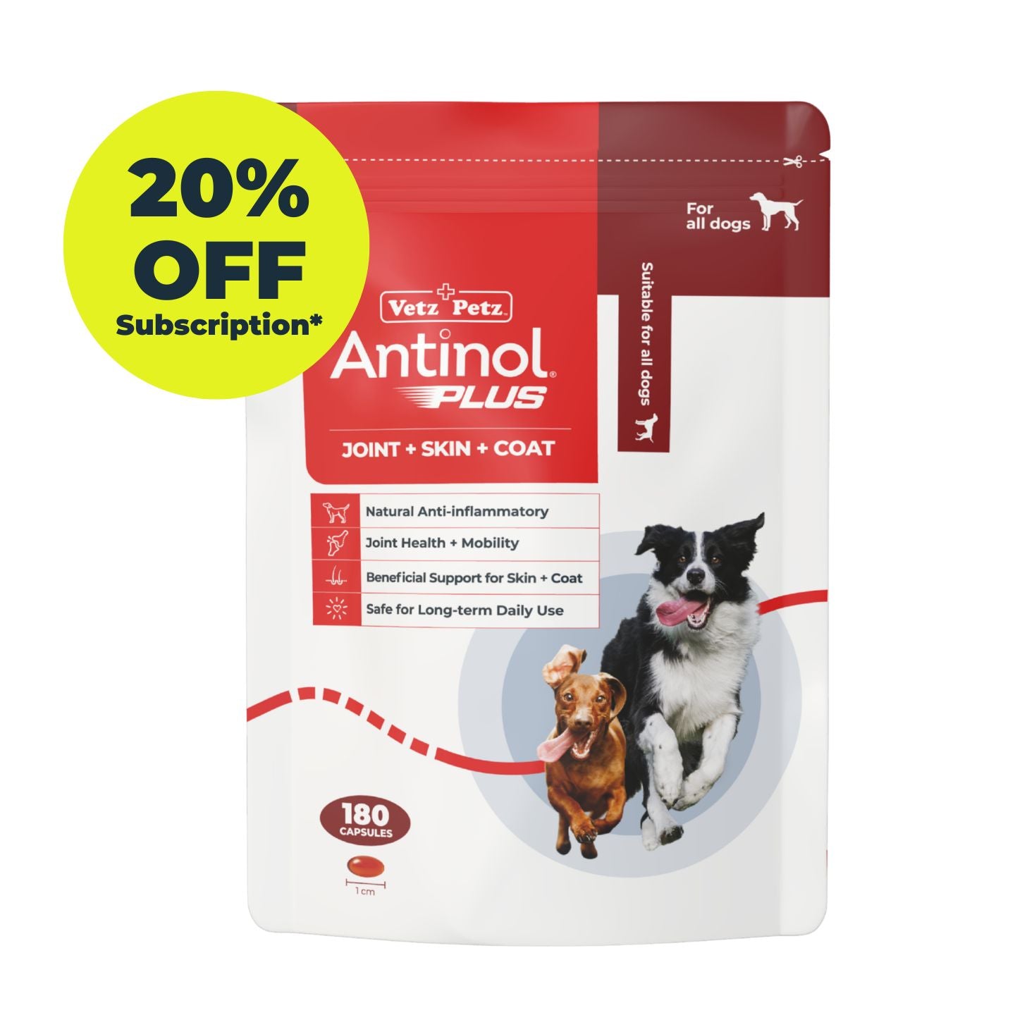 Antinol<sup>®</sup>️ Plus for Dogs - 20% off Subscription