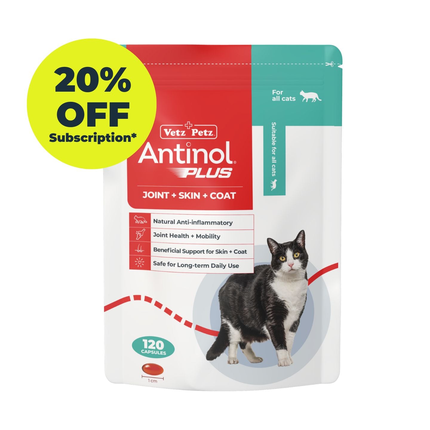 Antinol<sup>®</sup>️ Plus for Cats - 20% Off Subscription