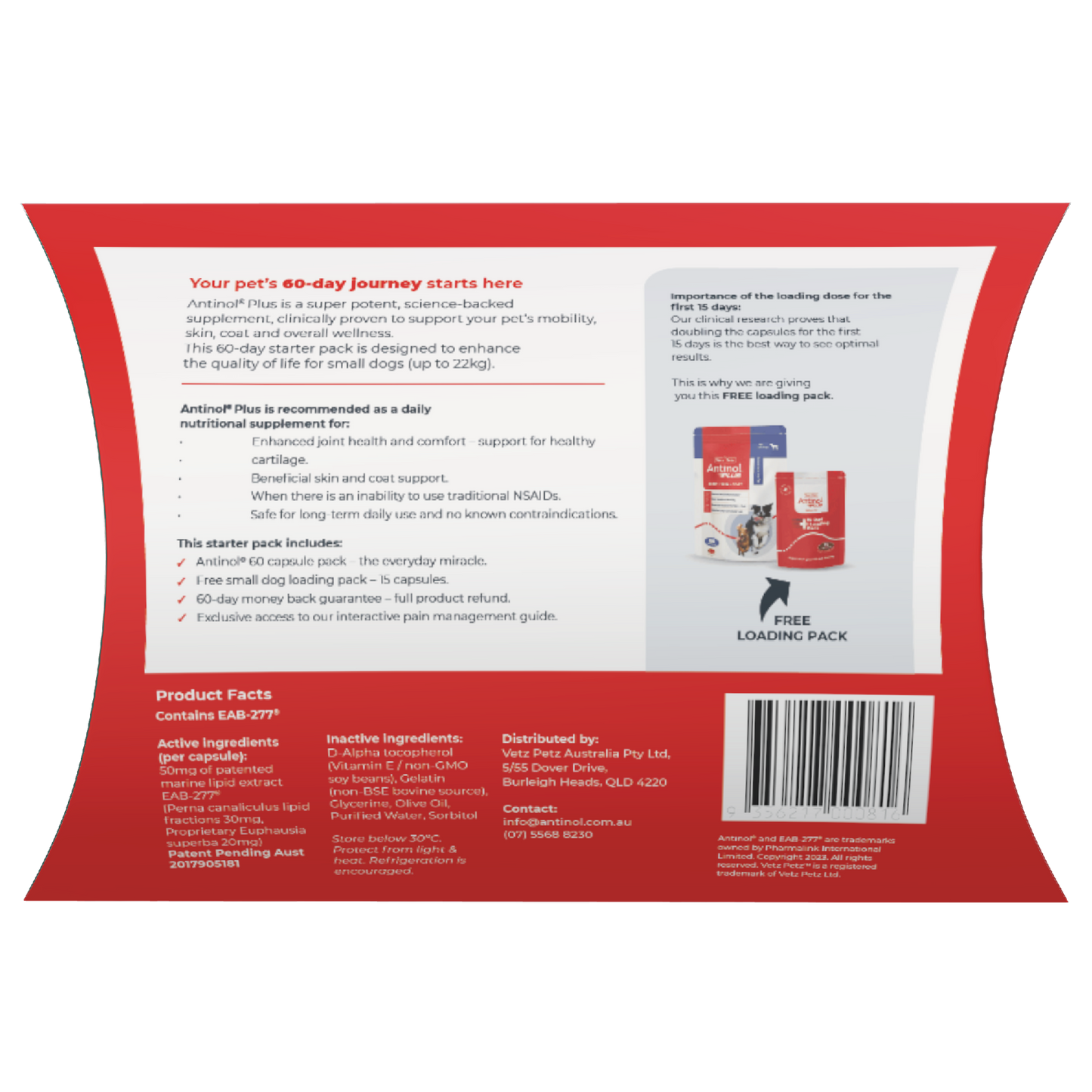 Antinol 60-day Starter Pack – Small Dog